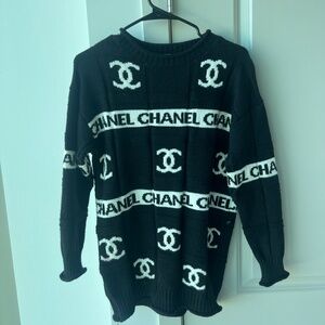 Vintage 90s Chanel Cashmere Long Sleeve Shirt